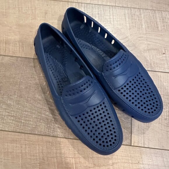 FLOAFER MENS BLUE DRIVING SHOES SIZE 9 - Picture 1 of 8